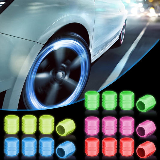 Tire Valve Stem Caps4 Pack ( Glowing )